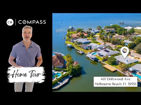 407 Driftwood Ave, Melbourne Beach, FL home video tour