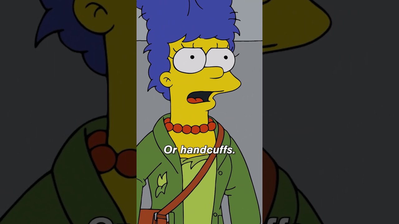 marge is involved in some SUS activity 😳 #thesimpsons