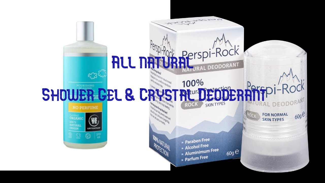 Perspi-Rock deodorant & Urtekram Organic & Vegan Shower Gel (Review)