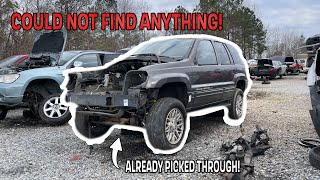 Junkyard Run for my WJ Build! (Couldn't Find Anything!)