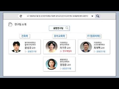 일반공동연구_가천대학교 IoT 정밀 측위기술 및 공간분석이론을 적용한 유아교육 공간과 유아 행동 및 발달에 대한 융합연구팀