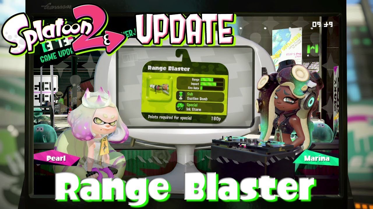 Splatoon 2 Update: Range Blaster Showcase - YouTube