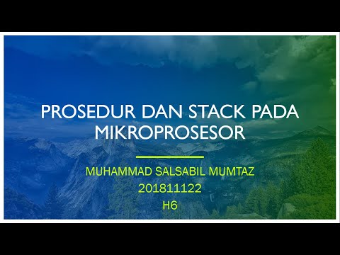 Video: Apa itu tumpukan dalam mikroprosesor?