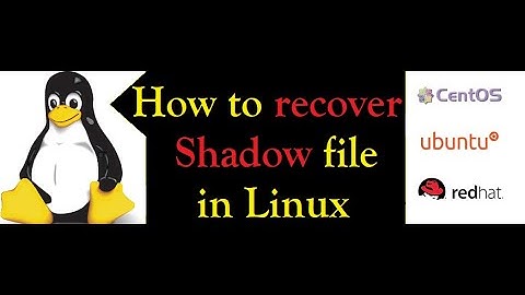 How to recover shadow file in Linux | pwconv is not working | Daily study Linux | Linux tutorial eng