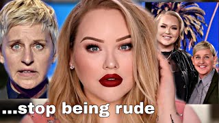 NikkieTutorials aka Nikkie De Jager SHADES Ellen Degeneres.. yikes