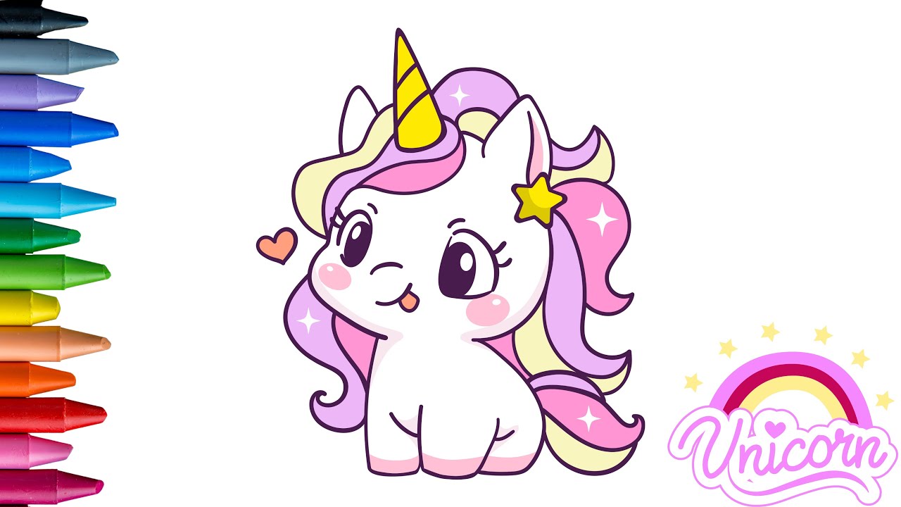 How to draw Unicorn - My Little Pony || Easy drawing for kids