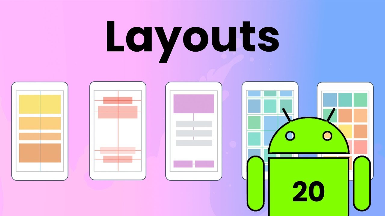 Layouts in Android Studio | Android Tutorial #20 - YouTube