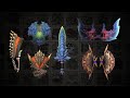 MHW Iceborne | All 192 Sword And Shield & Dual Blades Designs (4K)