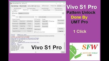 Vivo S1 Pro Pattern Unlock UMT Pro