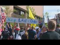 Hundreds of protesters gather at Boise City Hall over the city's budget for police