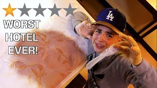 Staying At The Worst Reviewed Hotel In My City (1 STAR) | Zach Clayton