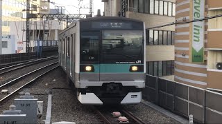 小田急線 各駅停車 本厚木行き 本厚木駅（JR E233系2000番台マト2編成）