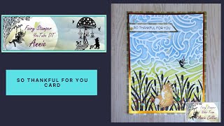 So Thankful for You Masculine Card