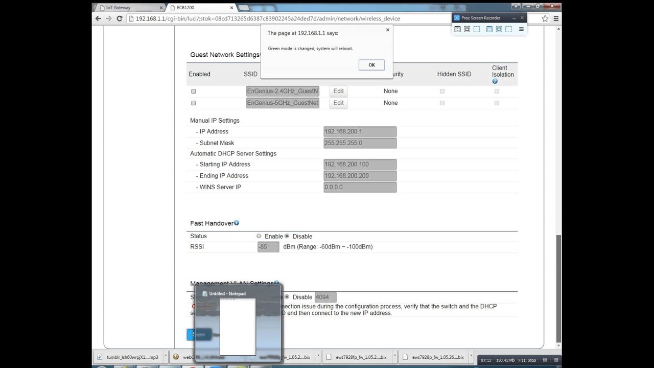 Eccb Router Configuring the ECB1200 as Access Point - YouTube