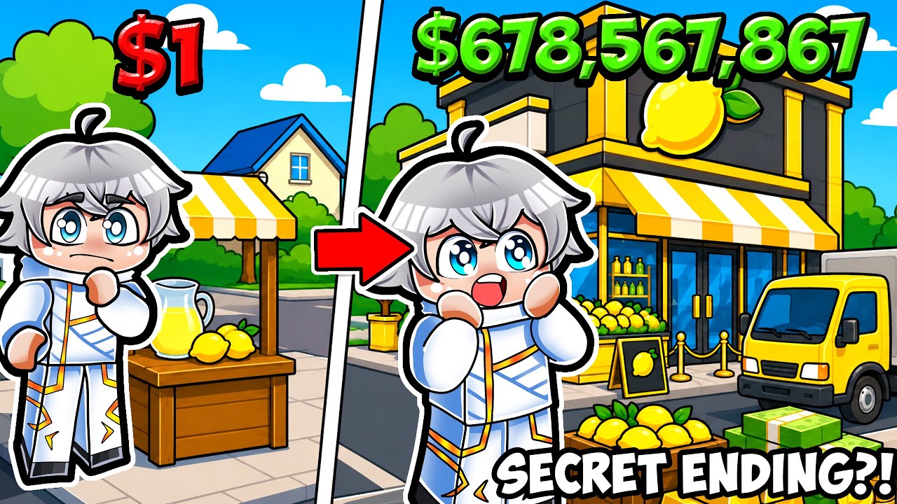 VIRAL BANGET! Aku Jual LEMON Termahal di Game VIRAL ROBLOX, Sell Lemons!