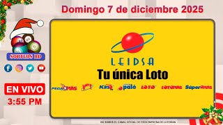 LEIDSA  en Vivo 📺 | Domingo 7 de diciembre de 2025 / 3:55 P.M