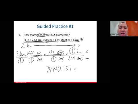 Lecture 8-31-20: Unit Conversion and Dimensional Analysis - YouTube