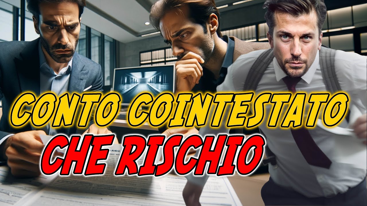 Cosa si rischia ad avere un CONTO cointestato con chi ha DEBITI? | Avv. Angelo Greco