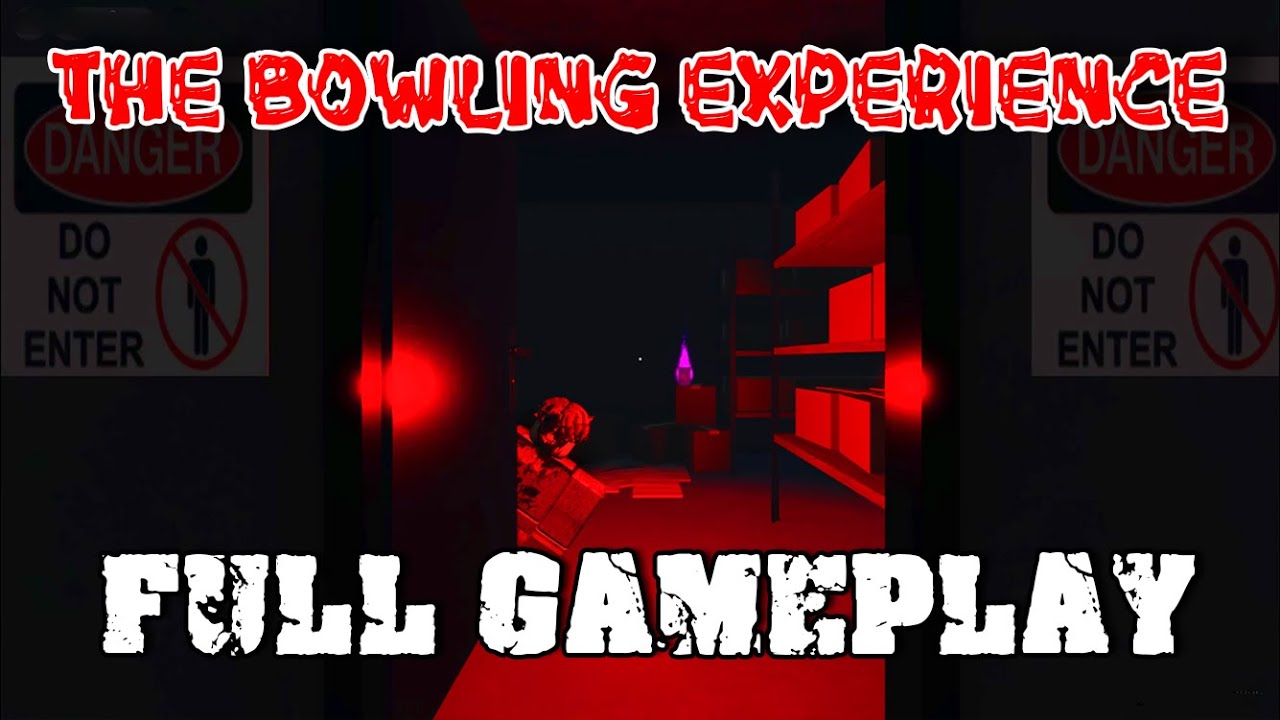 The Bowling Experience 🎳 - ALL Endings  [Full Walkthrough] Roblox