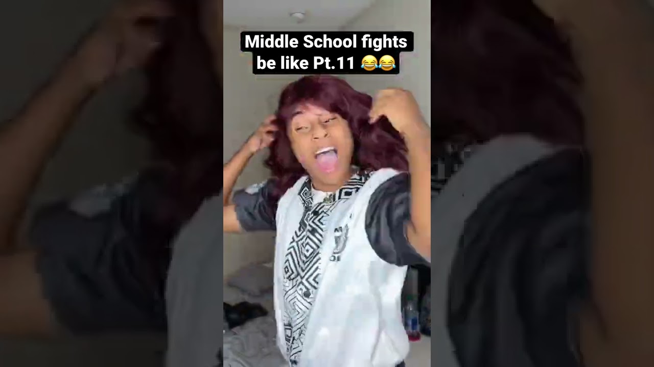 Middle SCHOOL FIGHTS be like! Pt.11 #shorts #relatable #comedy #viral # ...