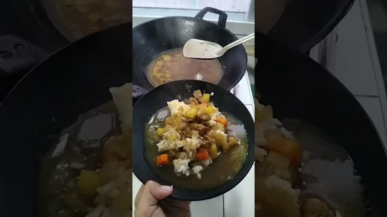 Art lesson: Cooking🍥 I choose curry rice.