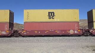 BNSF stacktrain at hill 582, Cajon Pass
