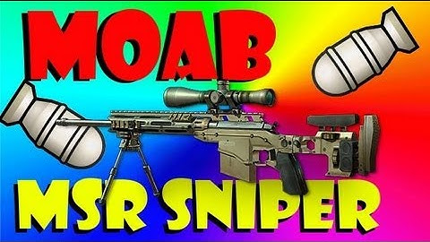 MOAB SNIPER MSR Gold | MW3 Gameplay