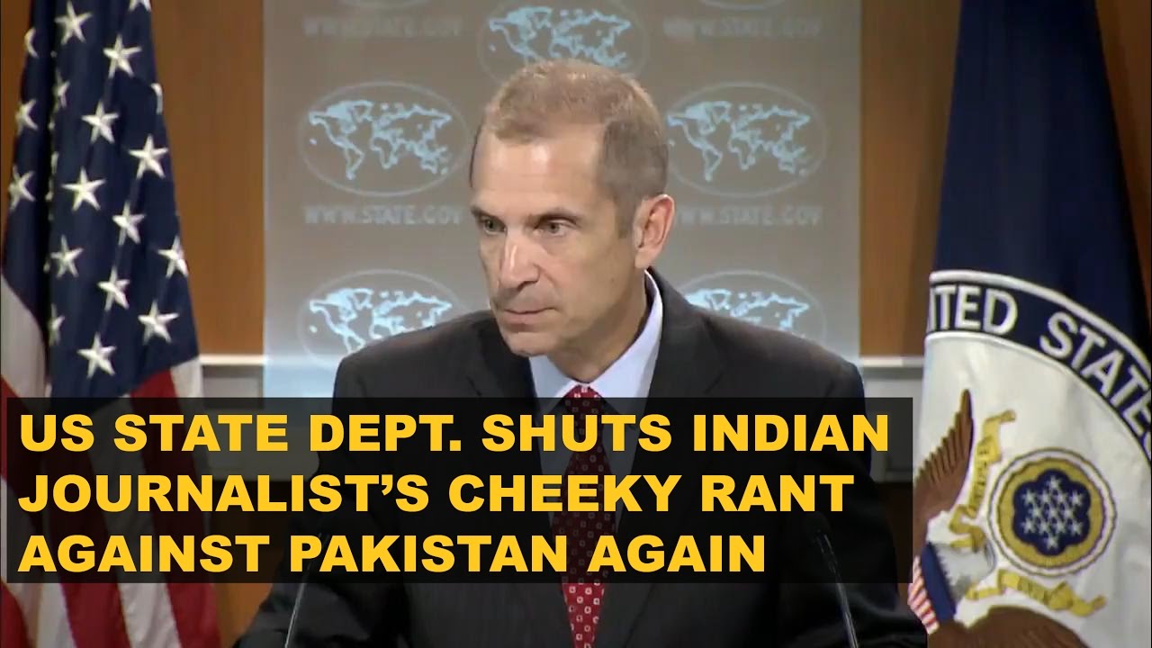 US State Dept. Silences Typical Indian Rant against Pakistan Again | 2016