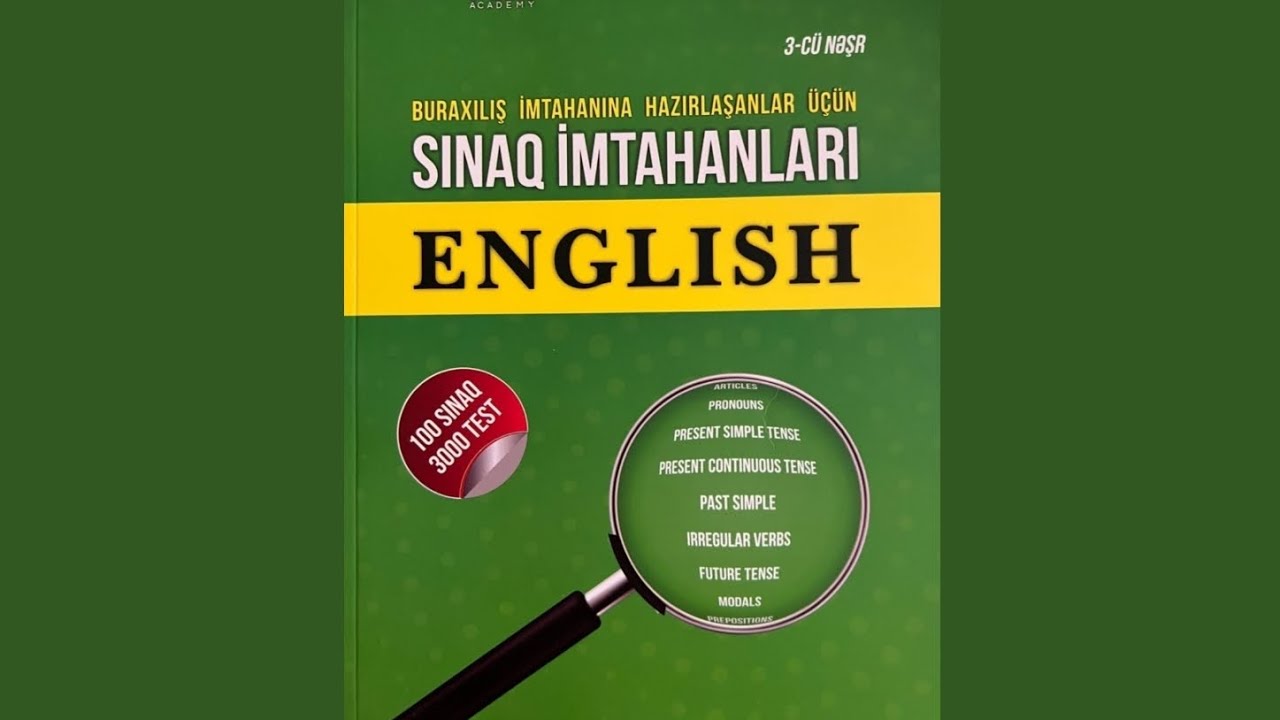 SINAQ 4. Nargiss R.Najaff sınaq imtahanları (2020)