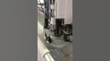 9CM Auto Cutter Machine for knitted fabric cutting test in Richpeace factory 1