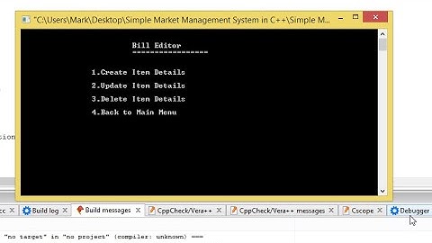 Simple Market Management System in C++