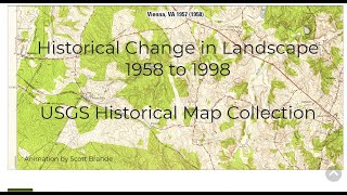 Historical Landscape Change on Topographic Maps