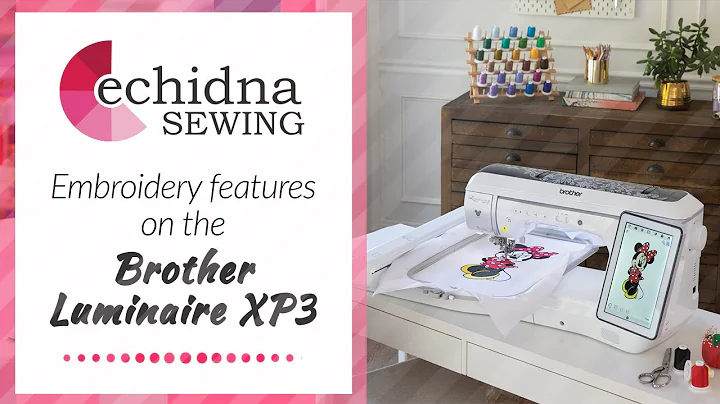 Take a closer look at the embroidery features on the Brother Luminaire XP3 | Echidna Sewing