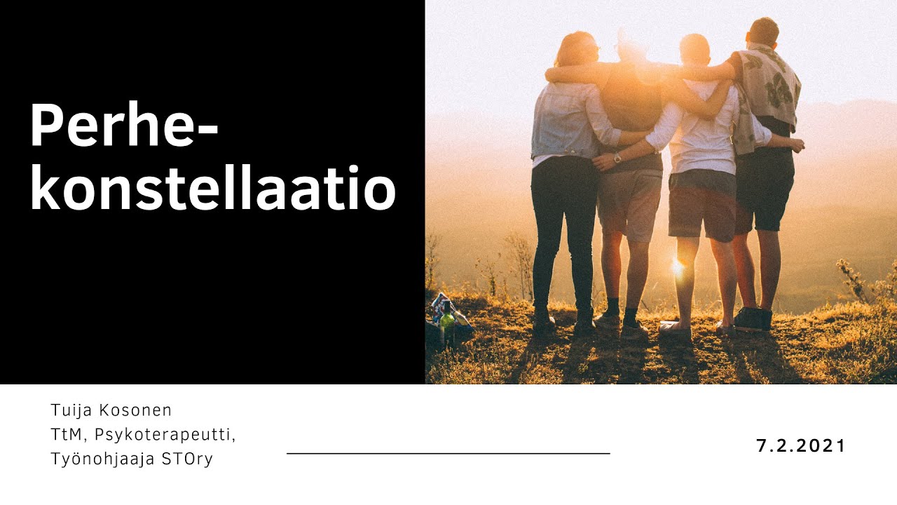 Perhekonstellaatio luento