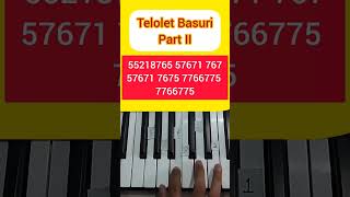 Telolet Basuri Part Ii piano Tutorial telolet teloletbasuri tiktok shorts fyp  viral