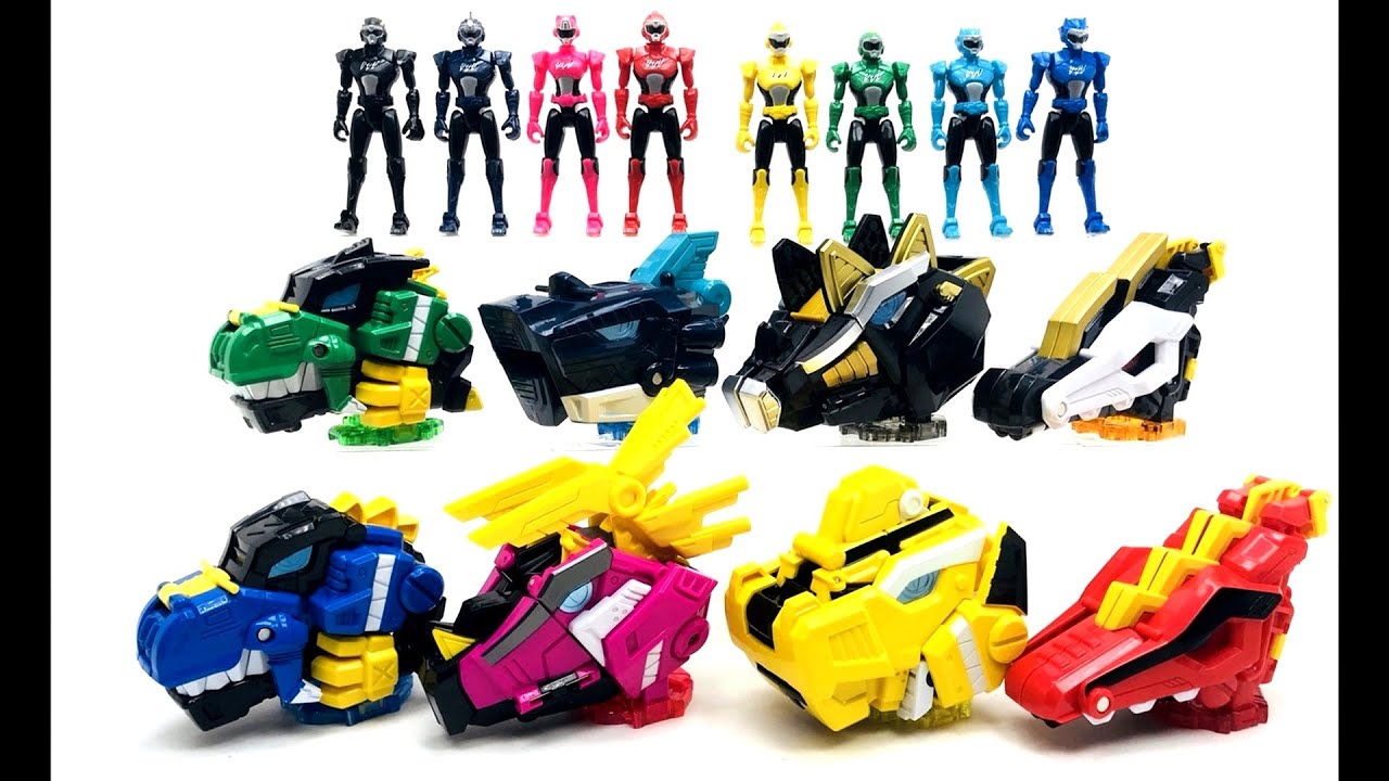 [미니특공대]슈퍼공룡파워:트랜스헤드 티라카 프테릭스 트릭스 메가샤크 브라카 티렉스 스테고스 베스페로 [MINIFORCE] SUPER  DINOPOWER: