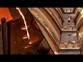 Coulage du bronze  fixation des sols  reconstruction de bateaux en bois ep81