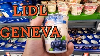 GENEVE | LIDL | THE CHEAPEST AND PRETTY SUPERMARKET IN SWITZERLAND