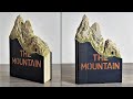 How to Make a Book Landscape Sculpture | Book Art | Book Diorama