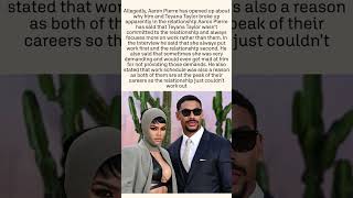 Allegedly, Aaron Pierre has opened up about why him and Teyana Taylor broke up #celebritynews