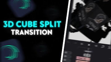 3d cube split transition alightmotion 😍🔥 | 3d cube split tutorial | ESCAPEREALITY