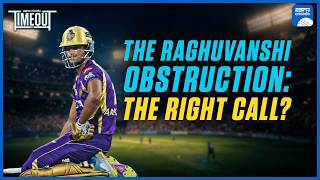Raghuvanshi out obstructing the field - the right call? #ipl2026