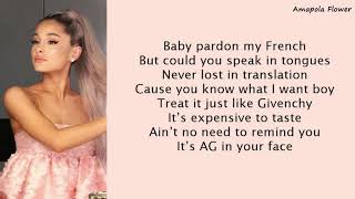 Ariana Grande-love language (Lyrics-Letra) Resimi