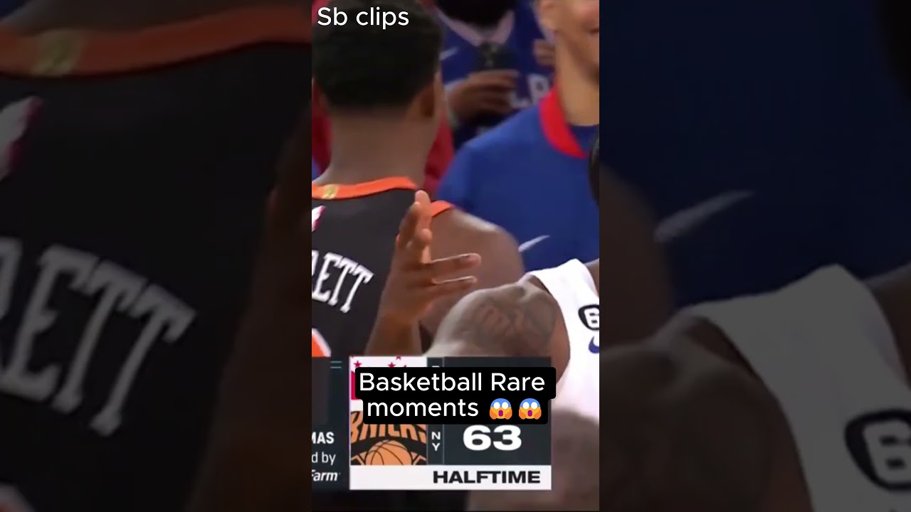 Basketball rare moments prt1