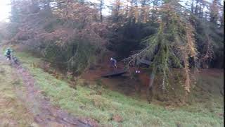 Havok bike park freeride line drop off