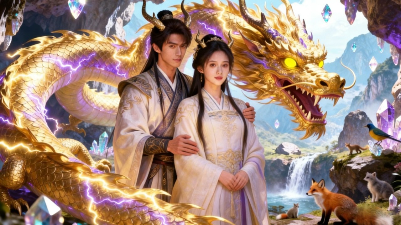 Tras renacer, me casé con una serpiente.¡No sabía que era el Rey Dragón Dorado Supremo! Me malcrió!