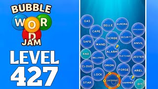 Bubble Word Jam Level 427 Full Walkthrough Solution