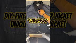 DIY: The Fireman Clasp Jacket. #uniqlo #firemanclasp #diyfashion Details