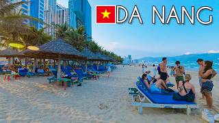My Khe Beach Da Nang Vietnam In Real Life  Relaxing Vibes Beautiful Weather Packed With Tourists