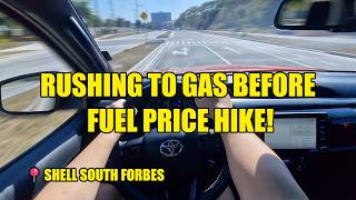 🛻 POV Toyota Hilux Drive: GAS RUSH BEFORE PRICE HIKE ⛽ | Full Tank Mission | 4K